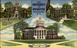 The University Of Rochester New York Postcard Postcard