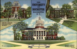 The University Of Rochester New York Postcard Postcard