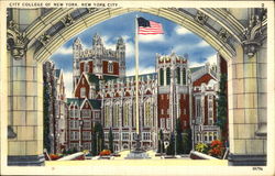 City College Of New York Postcard