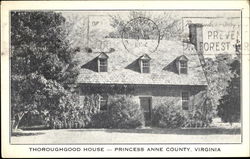 Thoroughgood House Postcard