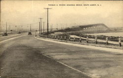 Thomas A. Edison Memorial Bridge Postcard