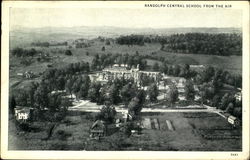 Randolph Central School From The Air Postcard