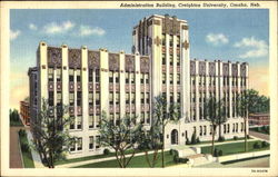 Administration Building, Creighton University Omaha, NE Postcard Postcard