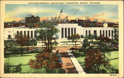 Rackham Memorial Educational Foundation Detroit, MI Postcard Postcard