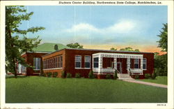 Students Center Building, Northwestern State College Postcard