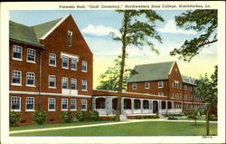 Varnado Hall Girls Dormitory, Northwestern State College Natchitoches, LA Postcard Postcard