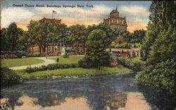 Grand Union Hotel Saratoga Springs, NY Postcard Postcard