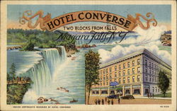 Hotel Converse, 325 First Street Niagara falls, NY Postcard Postcard