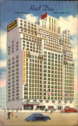 Hotel Dixie, 43rd Street Times Square Postcard