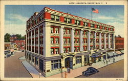 Hotel Oneonta New York Postcard Postcard