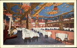 Chin's Restaurant, 1506 Broadway, Corner 44th Street Postcard