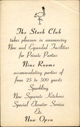 The Stork Club Postcard