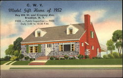 C. W. V. Model Gift Home Of 1952, Bay 8th St. and Cropsey Ave Postcard