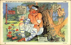 Nudist Colony Postcard