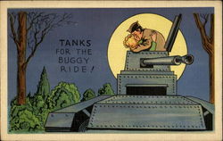 Buggy Ride Comic Postcard Postcard