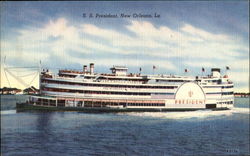 S. S. President New Orleans, LA Postcard Postcard