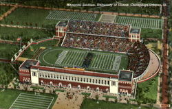 Memorial Stadium, University of Illinois Urbana, IL Postcard Postcard