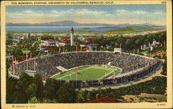 The Memorial Stadium, University of California Berkeley, CA Postcard Postcard