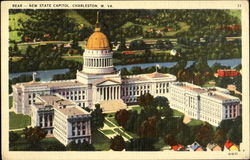 New State Capitol Charleston, WV Postcard Postcard