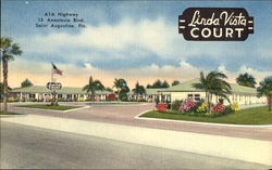 Linda Vista Court, A1A Highway 12 Anastasia Blvd St. Augustine, FL Postcard Postcard