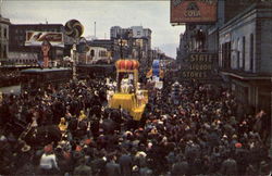 Rex Greets His Subjects On Canal Street Postcard