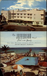 The Jefferson Hotel, 15th Street Miami Beach, FL Postcard Postcard