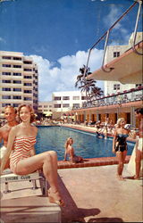 Shore Club Hotel, 19th Street Miami Beach, FL Postcard Postcard