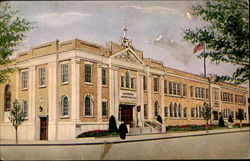 The New School Of The Lourdes Of America, 2511 Bronxwood Ave New York Postcard Postcard