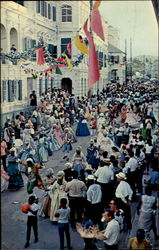 Carnival Parade By Government House St. Croix, Virgin Islands Caribbean Islands Postcard Postcard