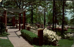 Crumley Memorial Gardens, Centenary College Shreveport, LA Postcard Postcard