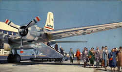 United DC-6 Postcard