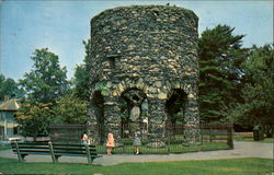 Famous Old Stone Mill Newport, RI Postcard Postcard