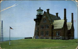 Southeast Lighthouse Block Island, RI Postcard Postcard