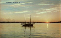 Sunset Reflections Lend Enchantment To This Dextone Beauty Scene Postcard