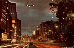 Avenida Juarez Postcard