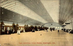 Train Concourse Union Station Washington, DC Washington DC Postcard Postcard