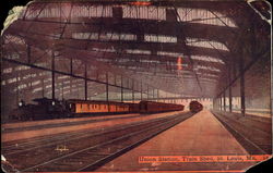 Union Station, Train Shed St. Louis, MO Postcard Postcard