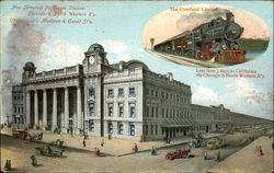 New Terminal Passenger Station Postcard