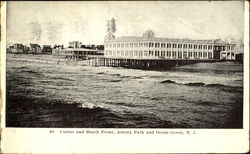 Casino And Beach Front, Asbury Park Ocean Grove, NJ Postcard Postcard