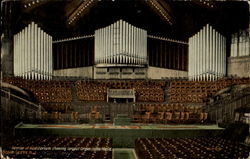 Interior Of Auditorium Showing Largest Organ In The World Ocean Grove, NJ Postcard Postcard