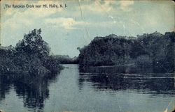 The Rancocas Creek Mount Holly, NJ Postcard Postcard