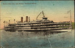 Hudson River Day Line Steamer Postcard