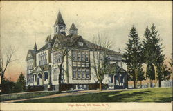 High School Mount Kisco, NY Postcard Postcard