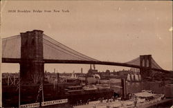 Brooklyn Bridge Postcard