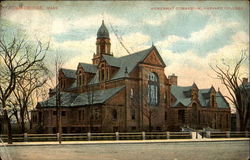 Hemenway Gymnasium, Harvard College Cambridge, MA Postcard Postcard