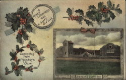 A Merrie Christmas And A Happy New Year Postcard