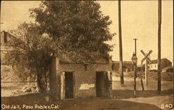 Old Jail Paso Robles, CA Postcard Postcard