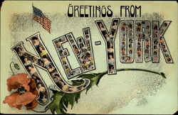 Greetings From New York Postcard Postcard