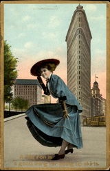 A Flat Iron Is A Good Ming For Doing Up Skirts New York City, NY Postcard Postcard