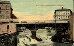 Main Street Bridge And Falls Postcard